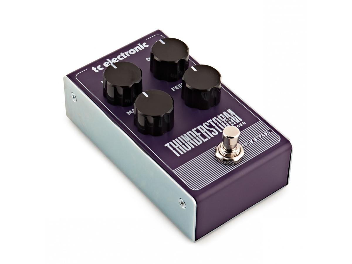 TC Electronic THUNDERSTORM FLANGER – Pedale Flanger Vintage Analogico Con Circuito BBD, True Bypass